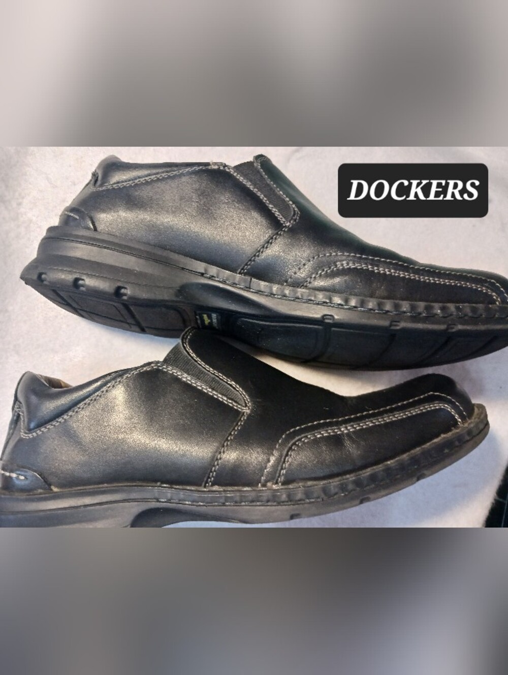 DOCKERS Slip On Loafers Shoes Mens Size 8 Or 8M LEATHER